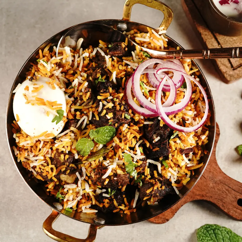 Goat Biryani at Madhuban